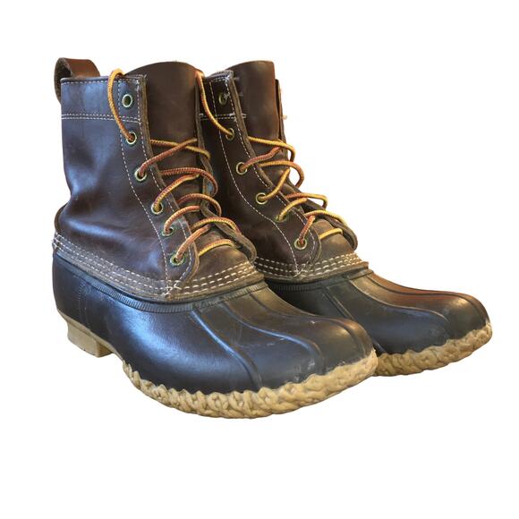 LL Bean 1912 8" Bean Boots Mens 6 Womens 8 Brown Outdoor Campcore Gorpcore - Picture 1 of 11